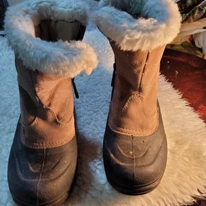 (2375) Thermolite, Size 7, Women's Winter Boots, Black/Brown